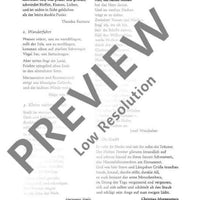 Mensch und Natur - Choral Score