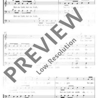 Bei einer Trauung - Choral Score