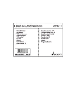 Frühlingsstimmen - Score and Parts