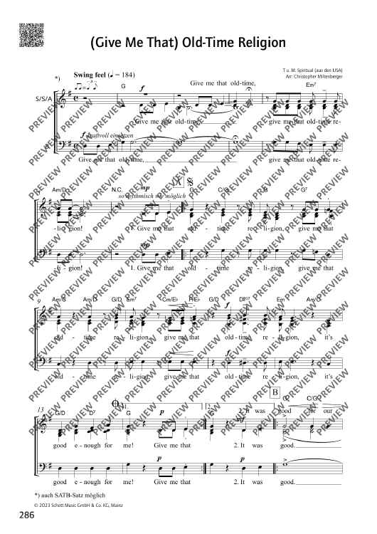 (Give Me That) Old-Time Religion