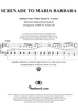 Serenade to Maria Barbara (Andante from Violin Sonata in A Minor)