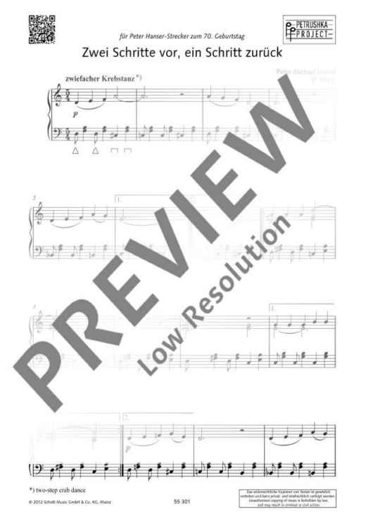 Zwei Schritte vor, ein Schritt zurück