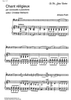 Chant réligieux - Score