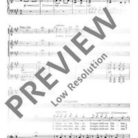 Seht, wie die Sonne lacht - Score