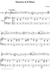 Mazurka in B Minor - Piano Score