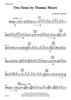 Two Tunes by Thomas Moore - Cello
