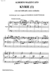 Kyrie a minor - Full Score