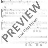 Florian auf der Wolke - Choral Score