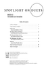 Spotlight on Duets, Book 3