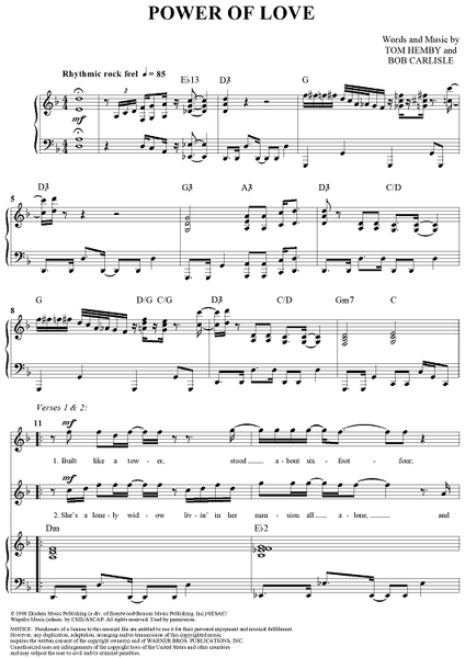 Pantera,VulgarDisplayOfpower,bandscore楽譜 Power of Love