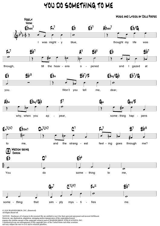 You Do Something To Me