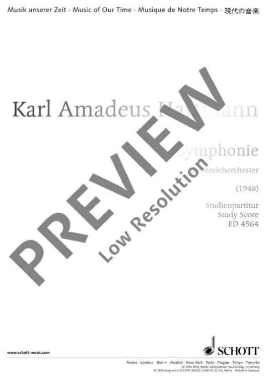 4th Symphony - Full Score