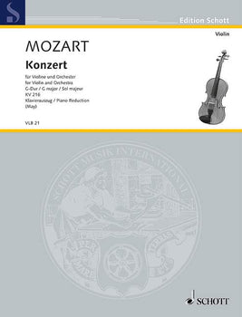 Concerto G Major - Piano Score With Solo Part