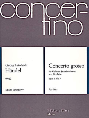 Concerto grosso in B flat major - Score