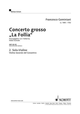 Concerto Grosso - Violin Ii Solo