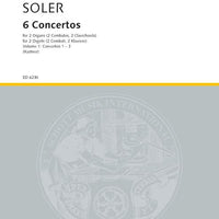 VI Conciertos de dos Organos obligados - Performing Score