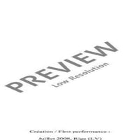 Les effets du jour - Choral Score