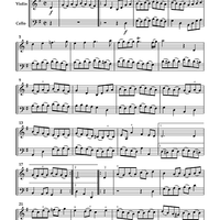 Bourrée from English Suite 1