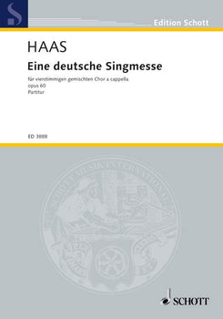 Eine deutsche Singmesse - Choral Score