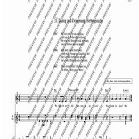 Ein Kind ist uns geboren - Score