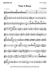 Take It Easy - Baritone Saxophone