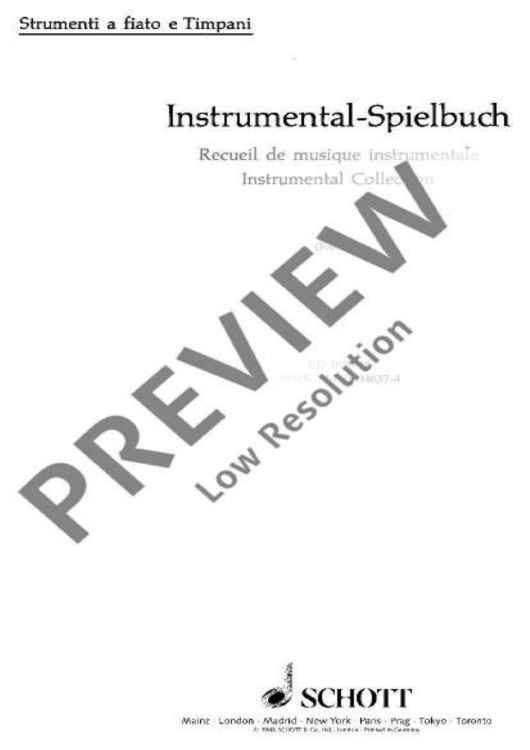 Instrumental-Playbook - Set of Parts
