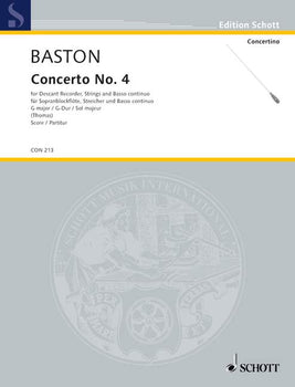 Concerto No. 4 G Major - Score
