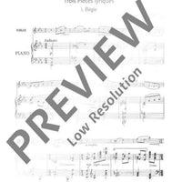 Three lyrical Pieces