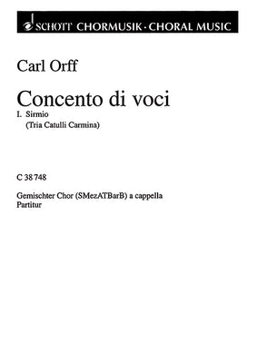 Concento di voci - Choral Score