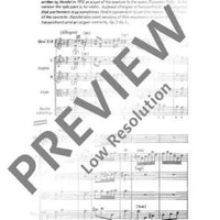 Concerto grosso D major - Full Score