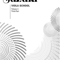 Suzuki Viola School, Volume 4 - Viola Part