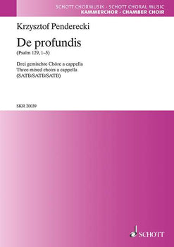 De profundis - Choral Score