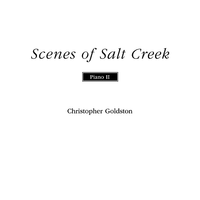Scenes of Salt Creek - Piano 2