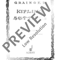 Kipling Settings - Choral Score