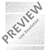 Organ Concerto No. 1 G Minor - Full Score