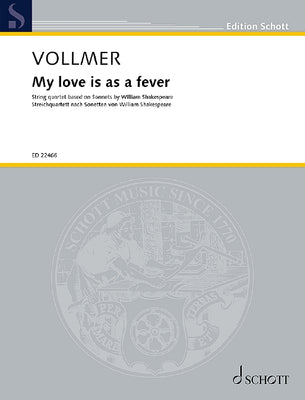 My love is as a fever - Score and Parts