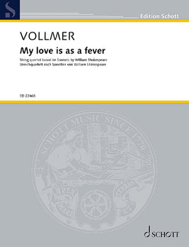 My love is as a fever - Score and Parts
