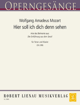 Hier soll ich dich denn sehen (Entführung) in C major