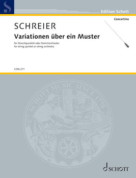 Variationen über ein Muster - Score and Parts