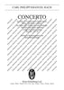 Concerto A Major - Full Score