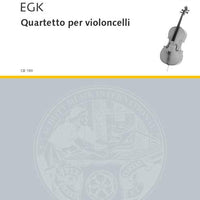 Quartet for violoncellos - Score and Parts
