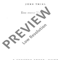 Ene mene Tintenfass - Choral Score