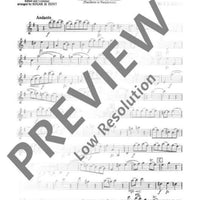 Andante in G major - Piano Score and Solo Part