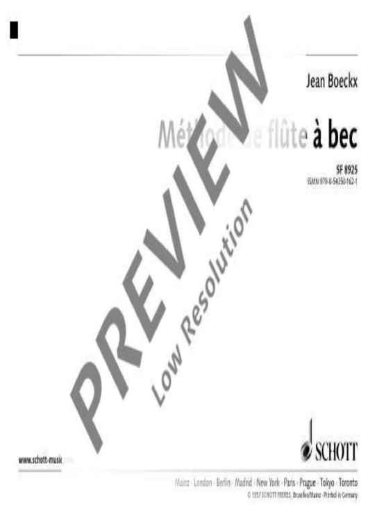 Méthode de flûte à bec