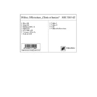 Offertorium "Gloria et honore" - Set of Parts