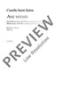 Ave verum - Choral Score