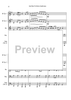 A British Brass Christmas - English Carol Arrangements for Brass Quintet - Score