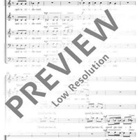 Nunc Dimittis - Choral Score