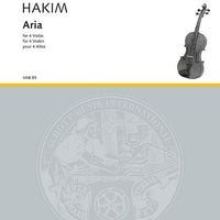 Aria - Score and Parts