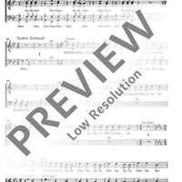 Die Brücke von Avignon - Choral Score